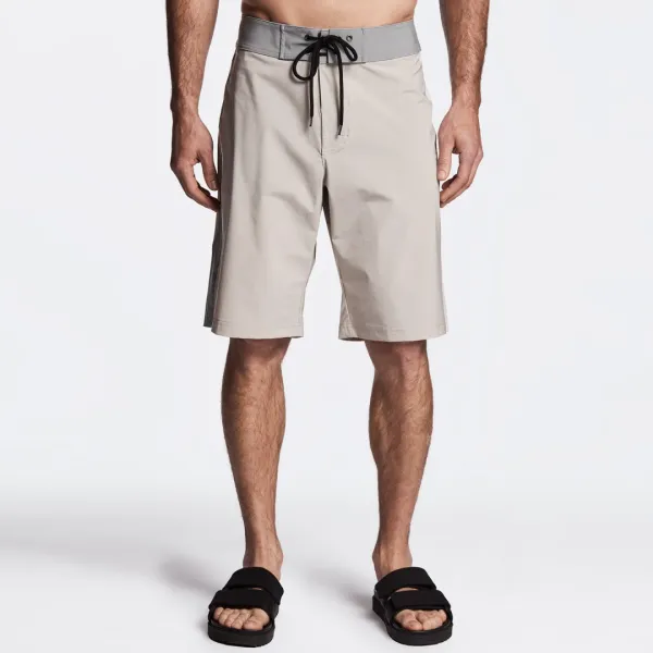 Y/OSEMITE Tri Color Boardshort - Sand/Stone/Shell