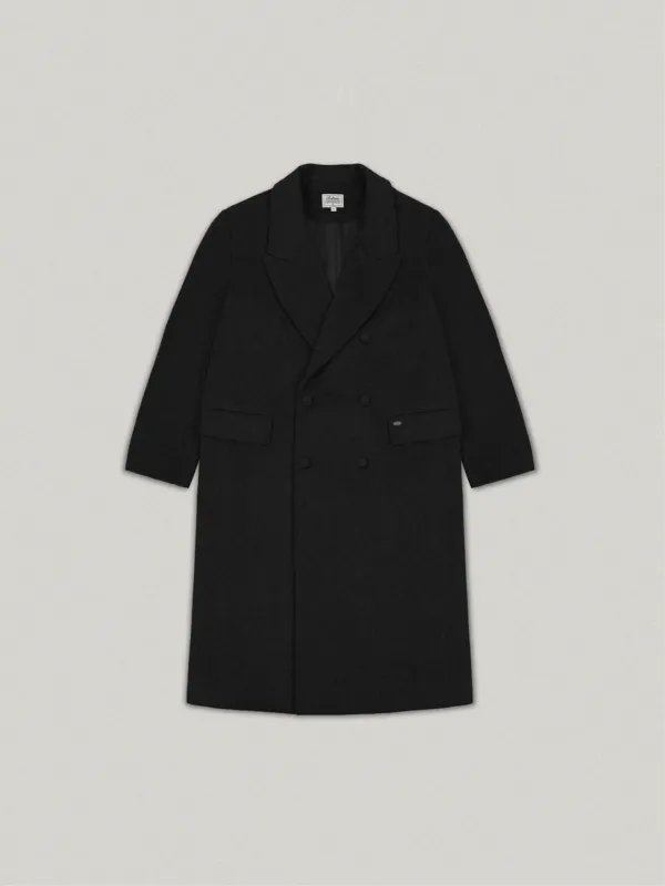 Ove Wool Over Fit Coat - Black오브 울 오버핏 코트
