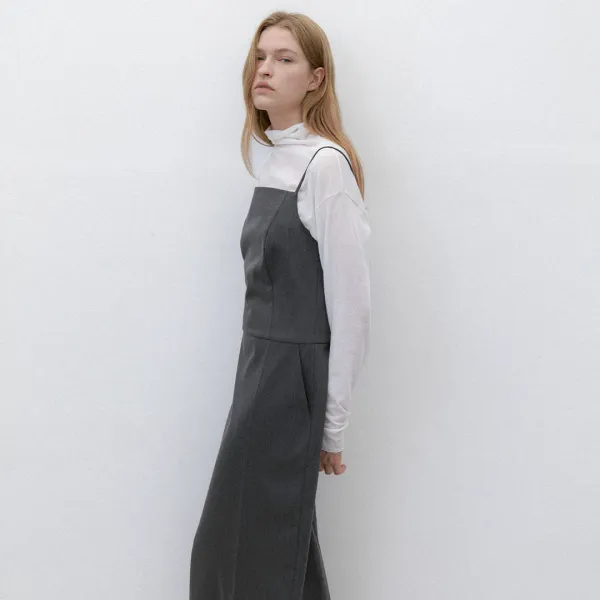 (OP-6302)NEU SLEEVELESS MAXI DRESS