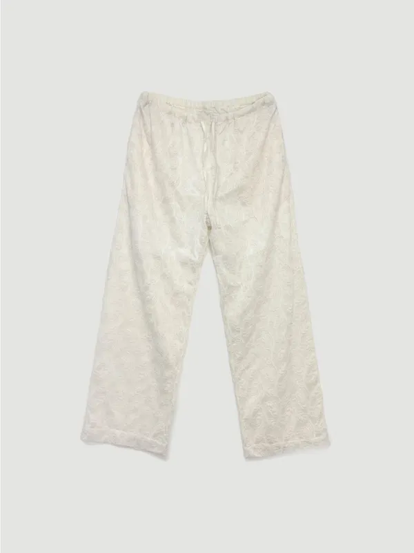 Leaf lace pants (아이보리)