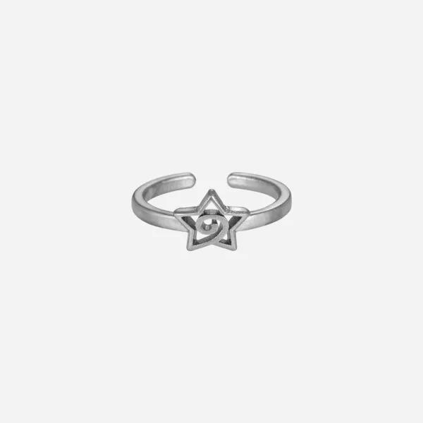 lunt toe ring-silver
