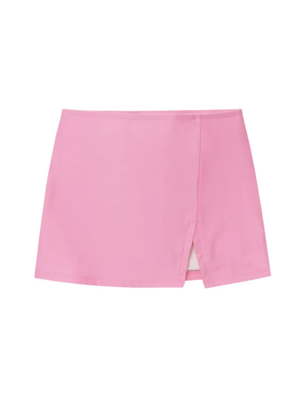 SLIT SKIRT_PINK