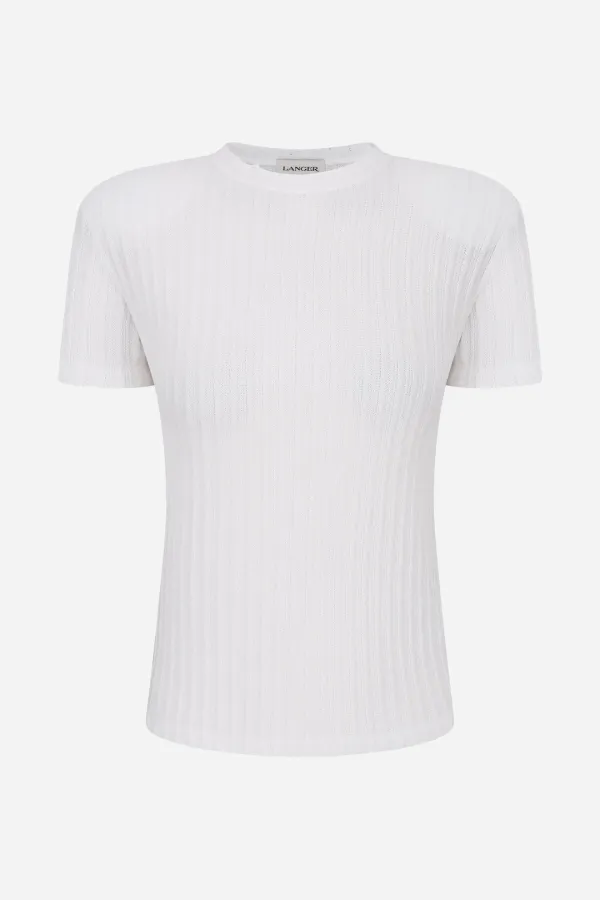 luna ribbed vintage t-shirt