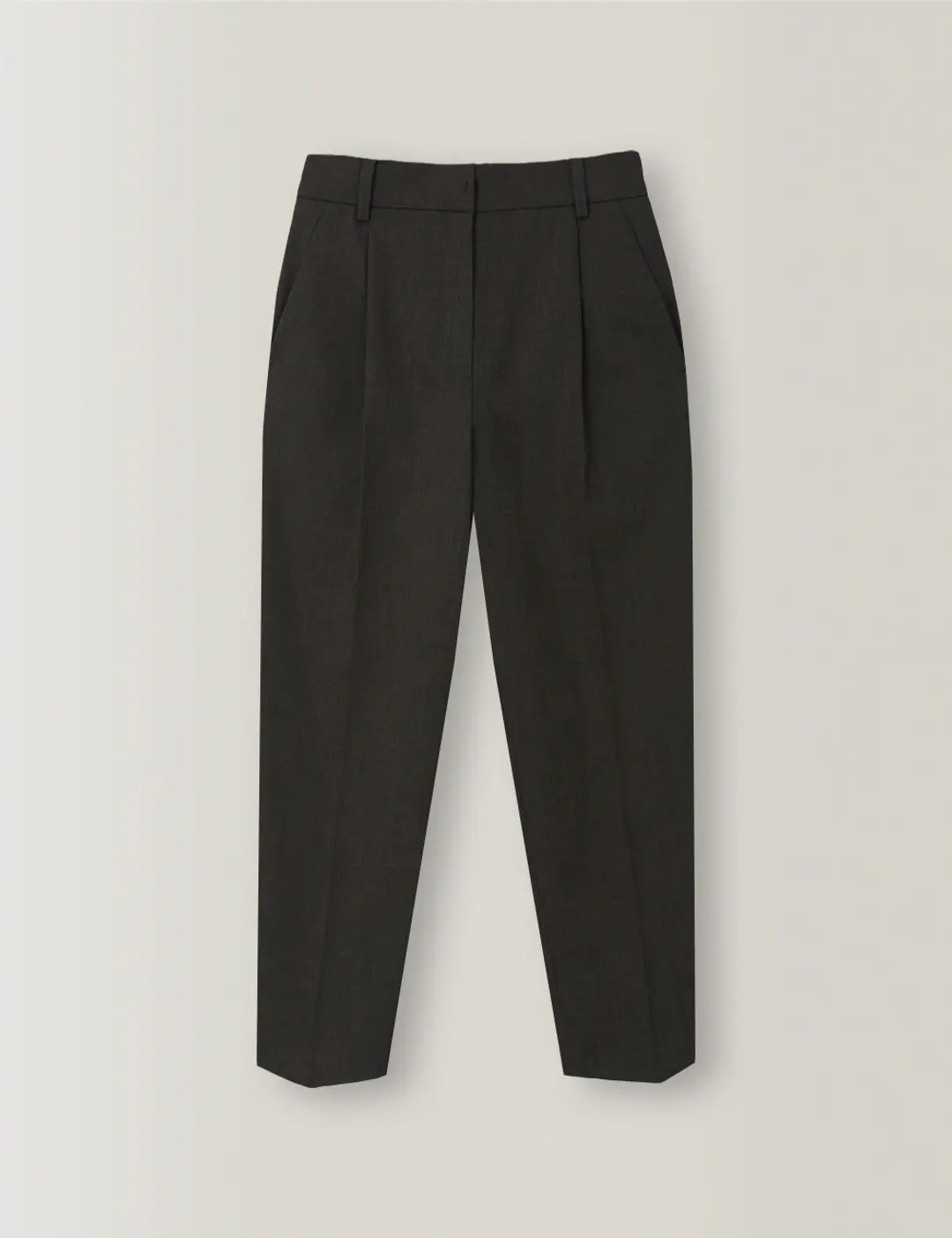 노미나떼 Winter Classic Tapered Pants - Slim Fit (Charcoal) 상품 이미지 2