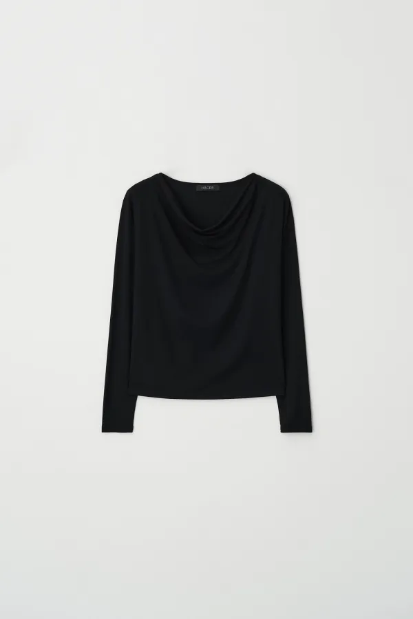 [2nd] Vera Drape Long Sleeve