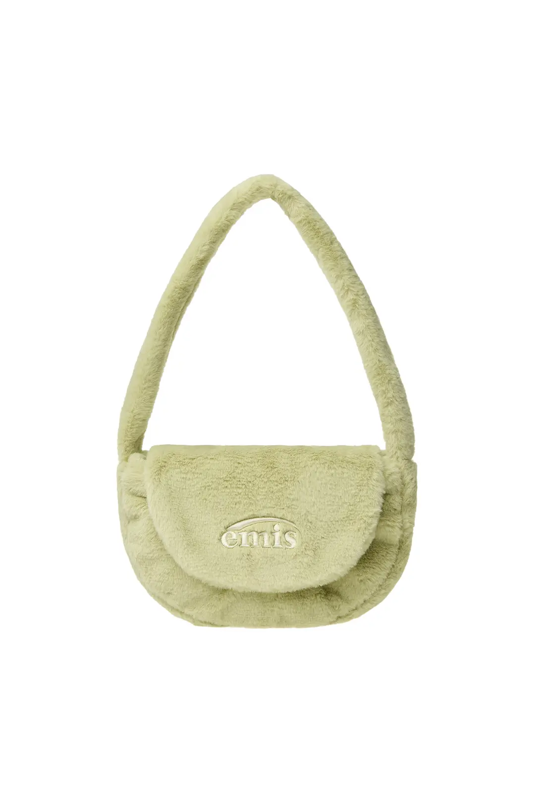이미스 FUR HALF MOON FLAP BAG-GREEN 상품 이미지 1