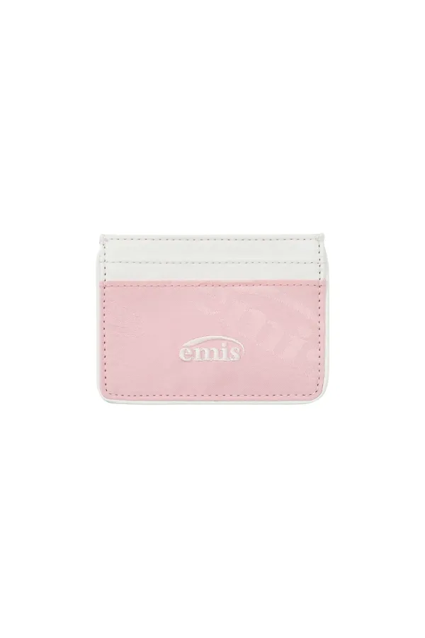 LOGO JACQUARD WALLET-PINK