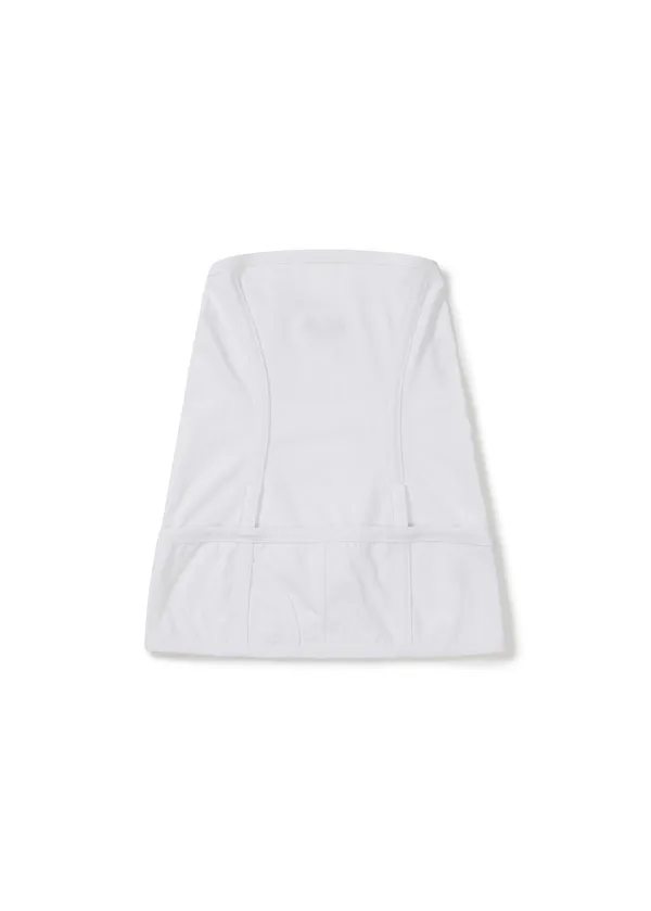 JERSEY UNDIE TUBE TOP (WHITE)