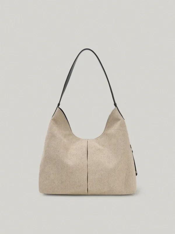 CALME  BAG BEIGE - CANVAS칼므백