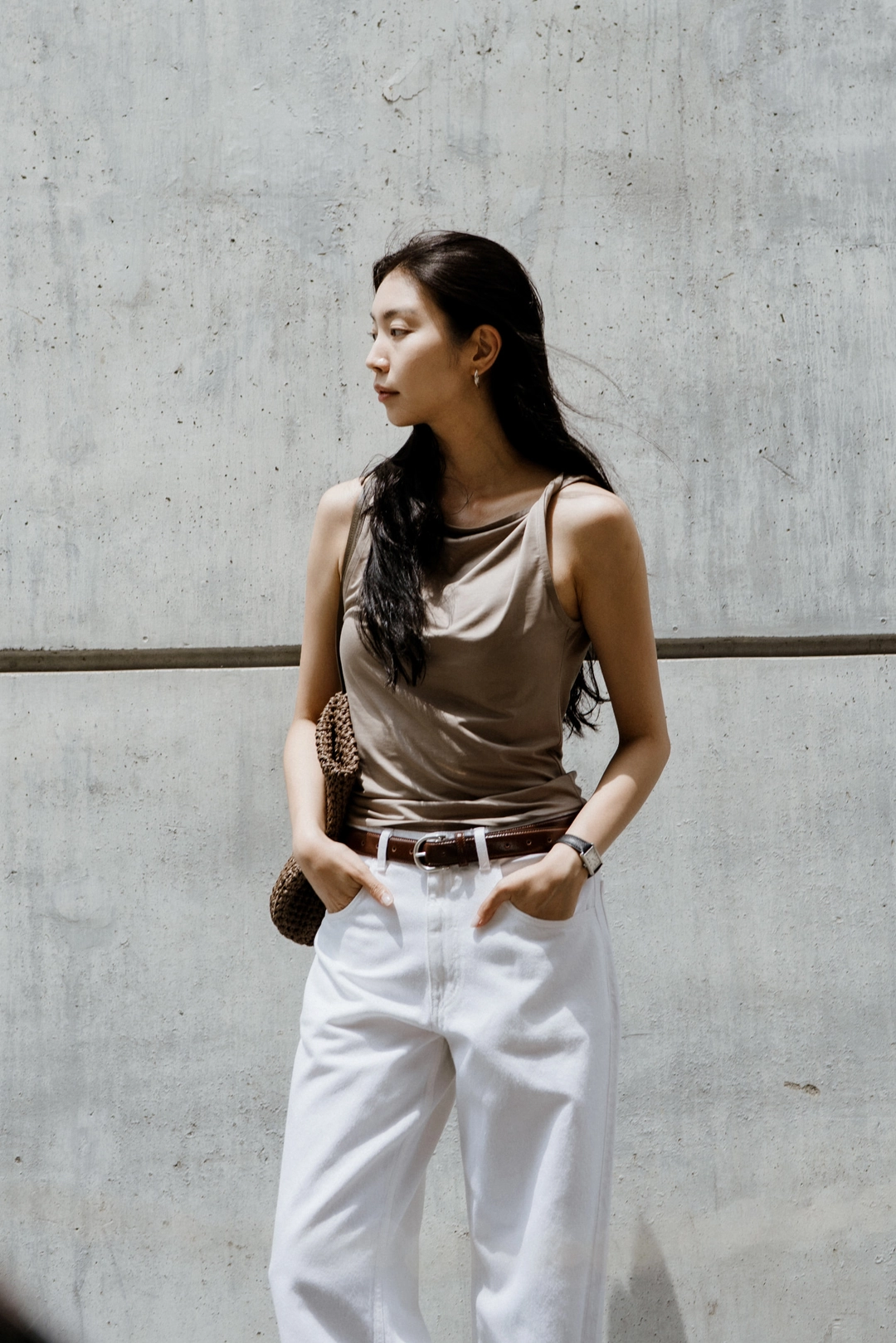 스앨더 46068_Raw white jean 상품 이미지 2