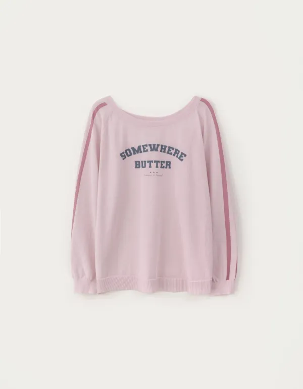 8.10 출고 Loco Long Sleeve Knit - Light Pink