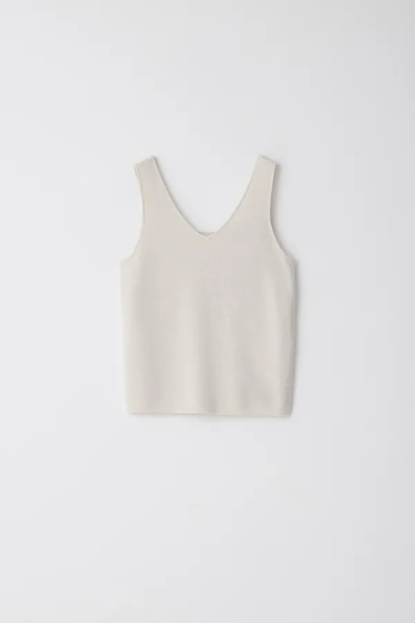 [4차] Woody Sleeveless_Latte