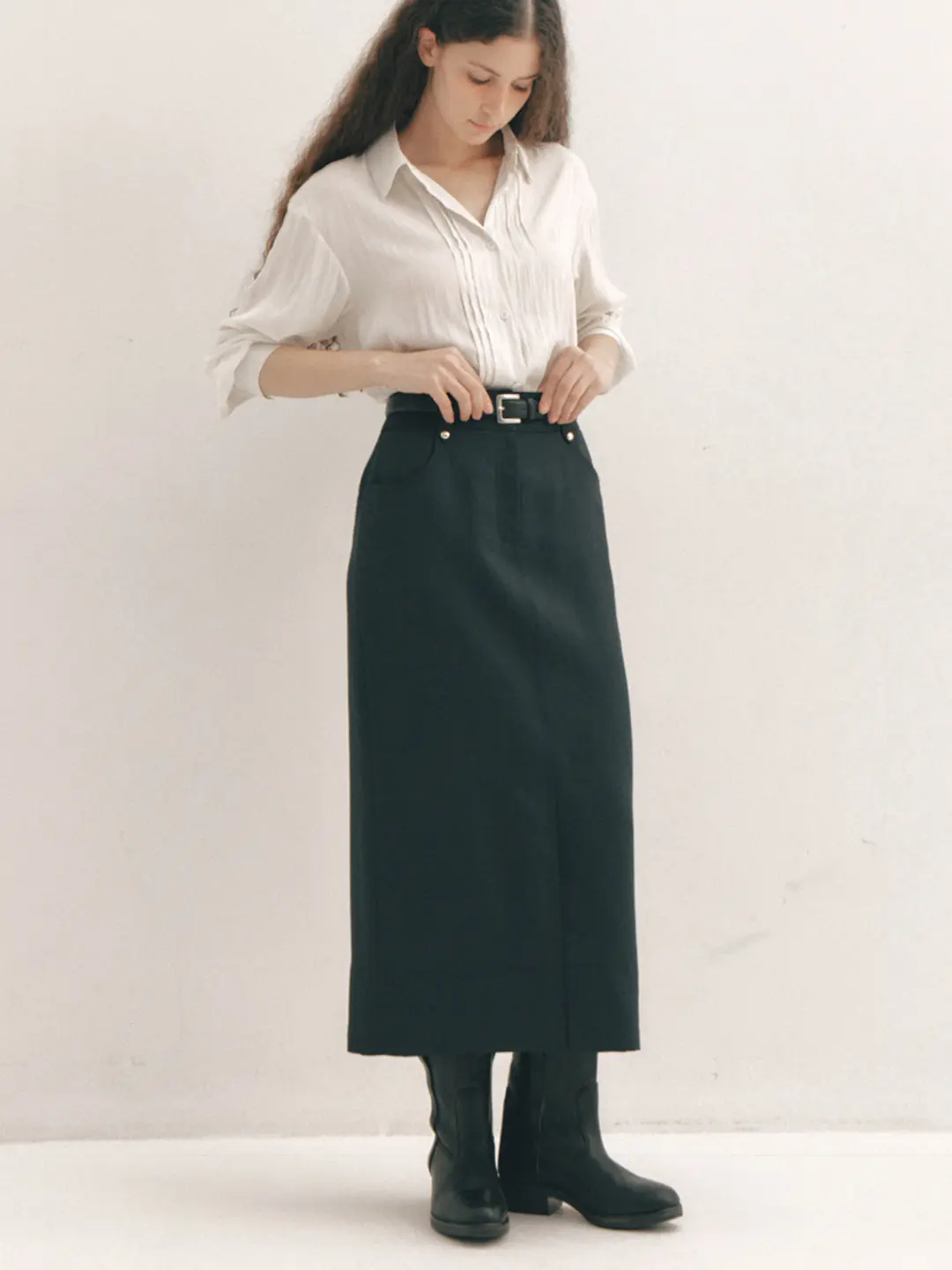 플로움 Maxi Slit Skirt(3color) 상품 이미지 2