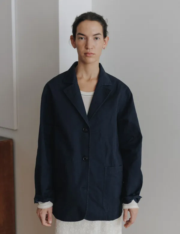 Nox Waxed Jacket (Navy)