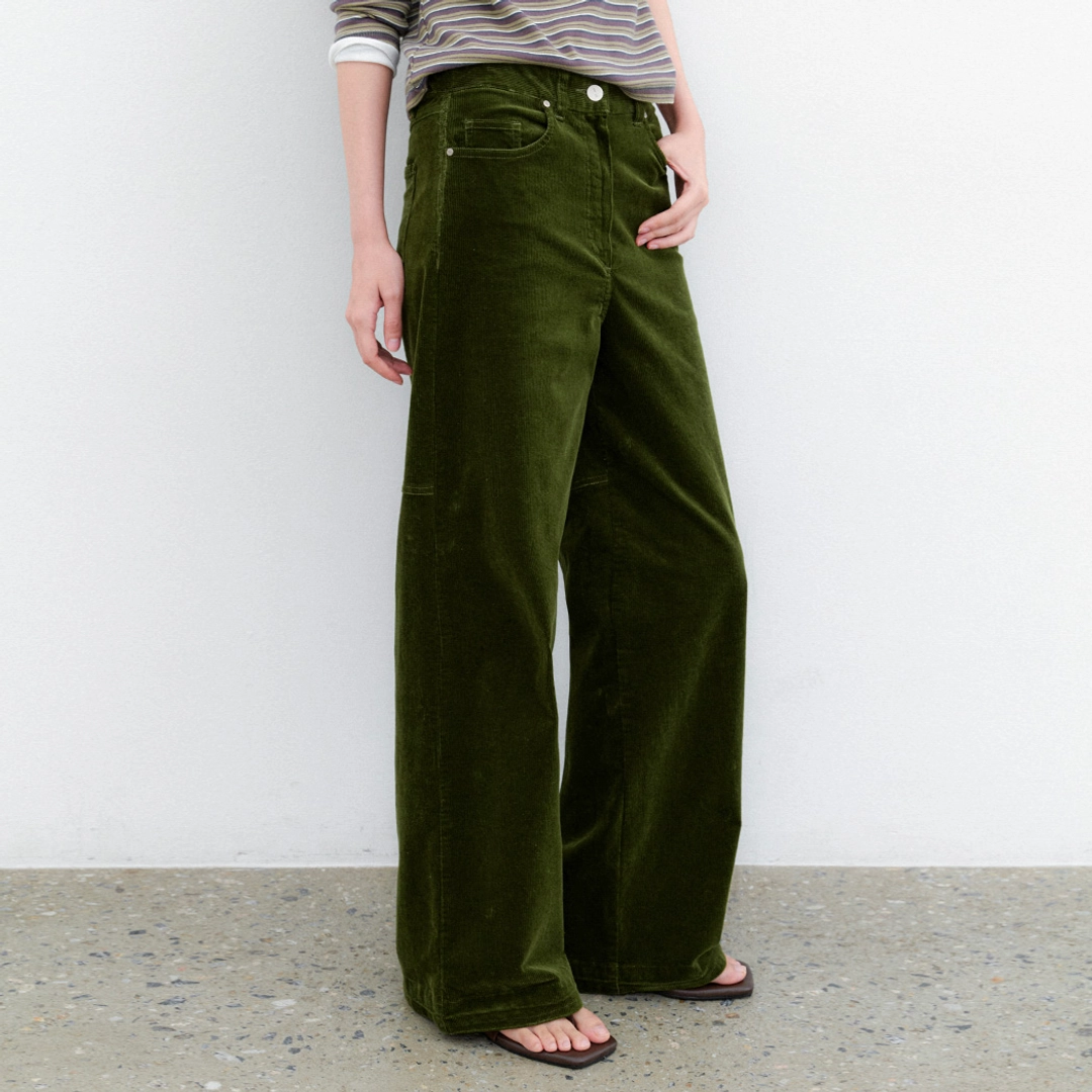 아뜰리에 나인 (PT-5801)CORDUROY WIDE PANTS 상품 이미지 1