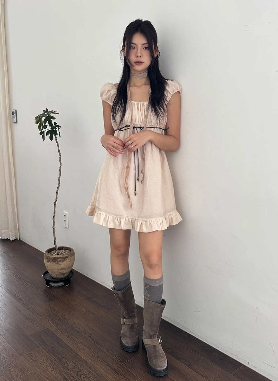 루루서울 Angelism Dress (Cream) 상품 이미지 2