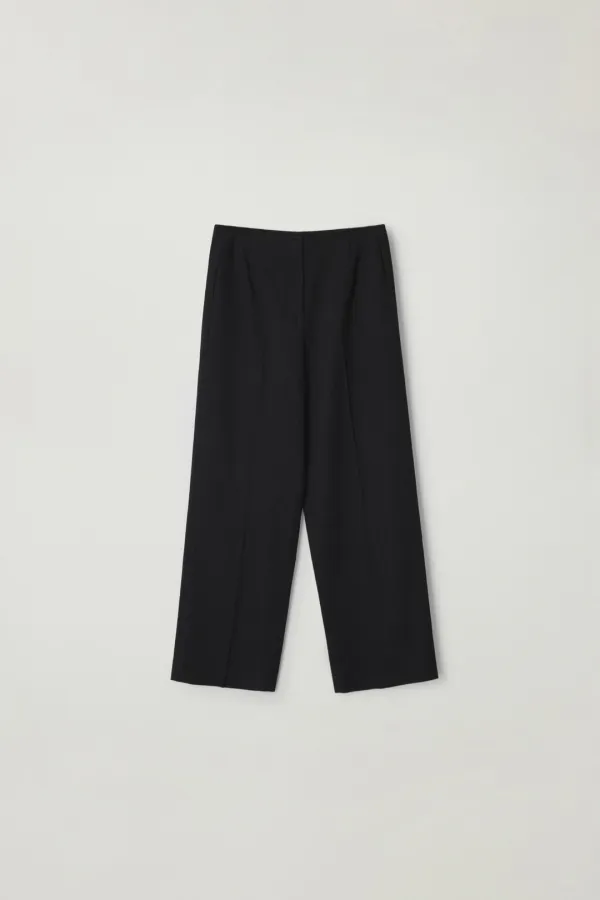 Classic striped pants (Charcoal)
