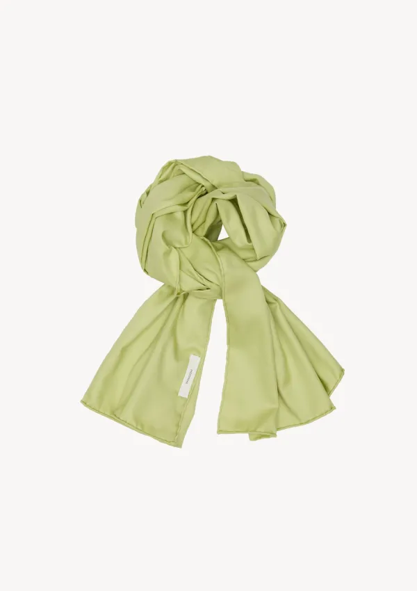 Classic Silk Scarf in Green