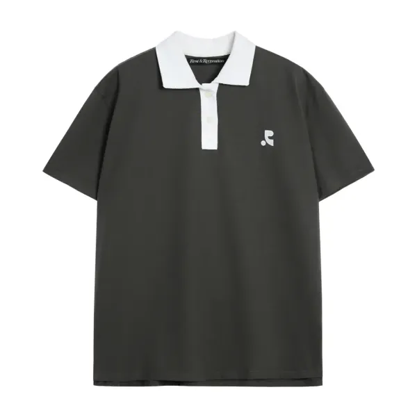 RUGBY T-SHIRT - CHARCOAL