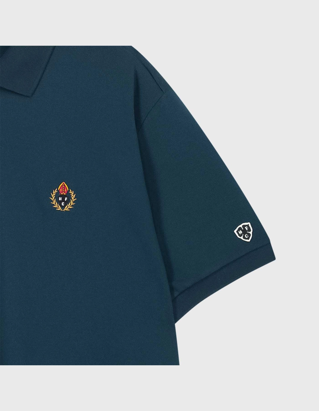 헤리티지플로스 CREST PIQUE SHIRT / Navy 상품 이미지 3