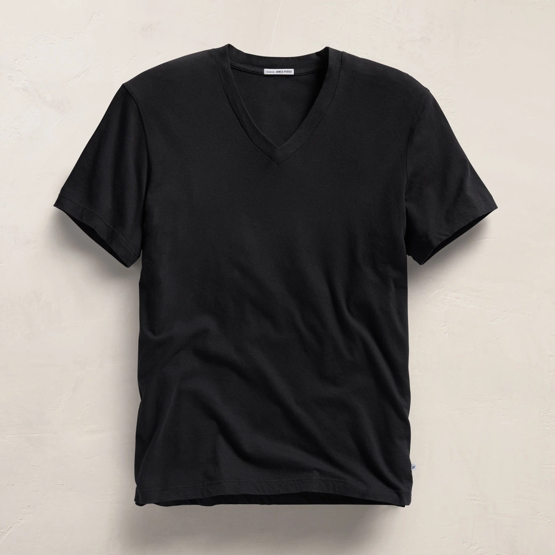 제임스펄스 3 Pack Short Sleeve V Neck Tee - Black 상품 이미지 2