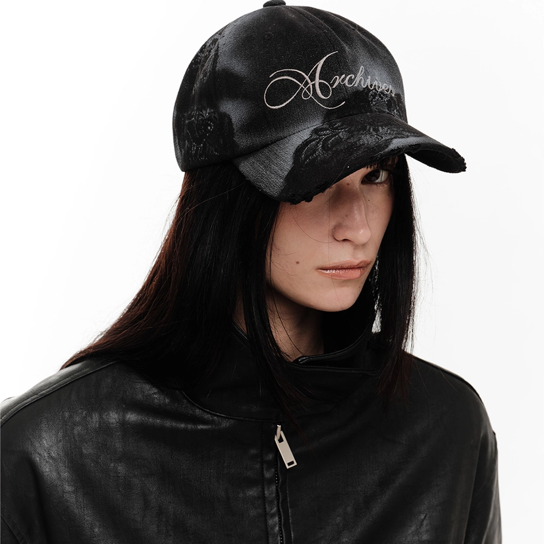 2000아카이브 LACE SPRAYED CAP (BLACK) 상품 이미지 2