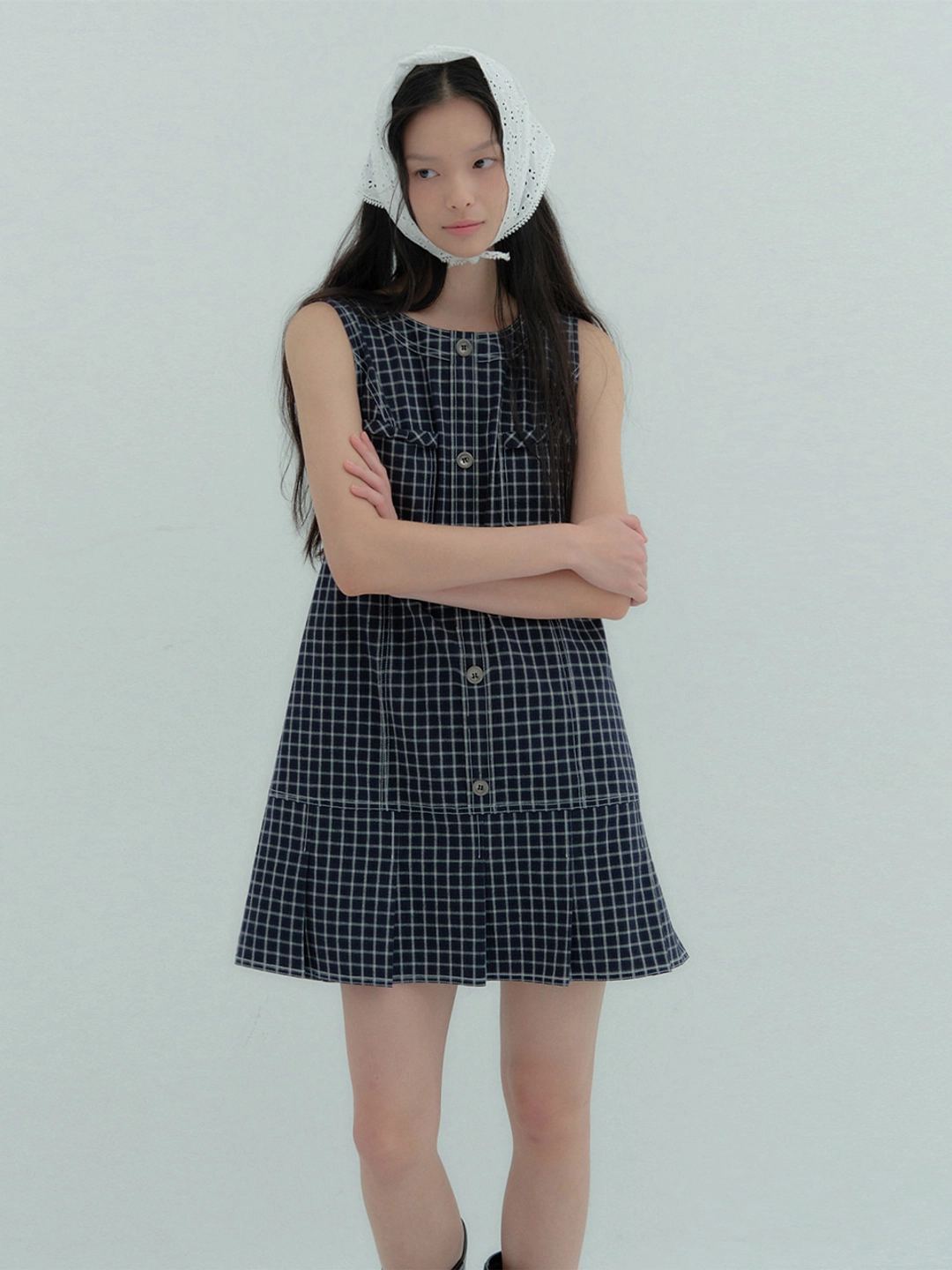 플로움 Komorebi Check Dress 상품 이미지 2
