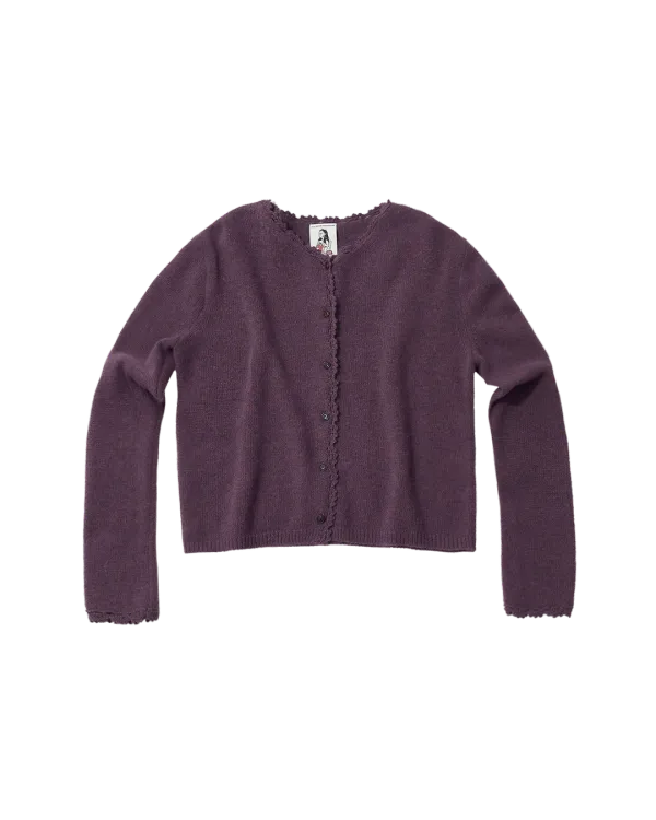 erin frill cardigan (purple)
