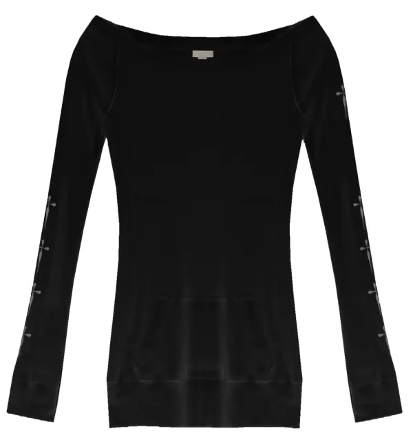 Off-shoulder mini dress (Black)