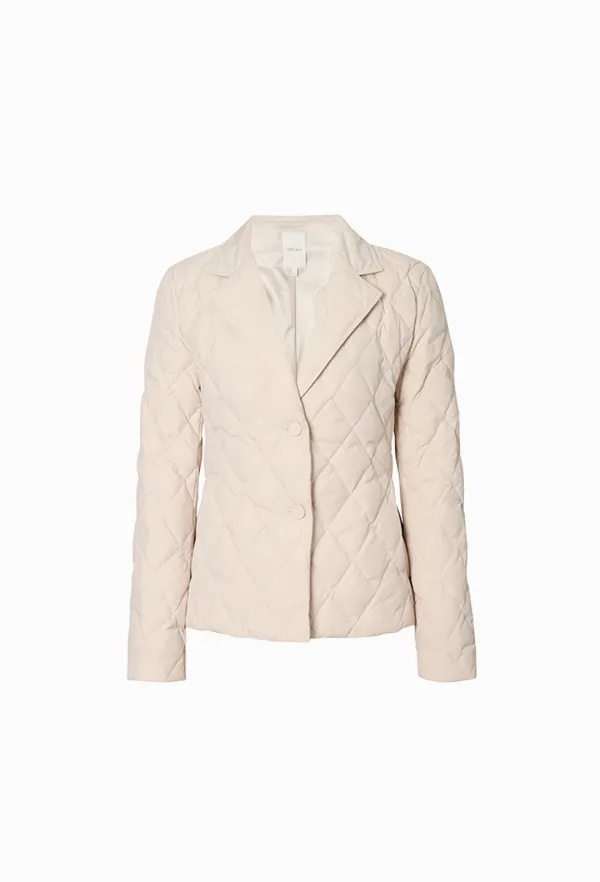 Serina Duck Down Jacket (Light Beige)