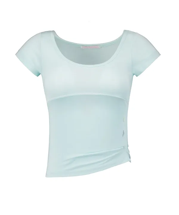 [PRE-ORDER] TWINNY BUTTON TEE [MINT]