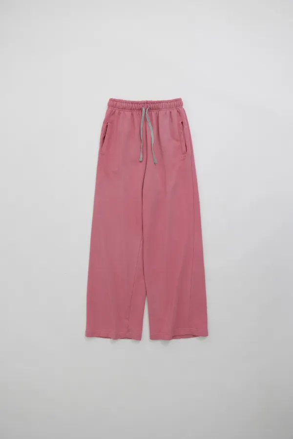 washed sweat pants (pink)