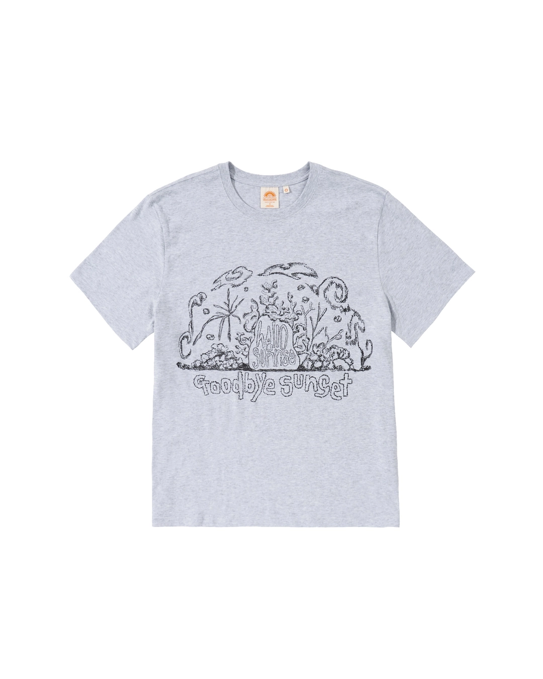헬로선라이즈 HS x ETCblank Under The Sea Tee_3% Gray 상품 이미지 2