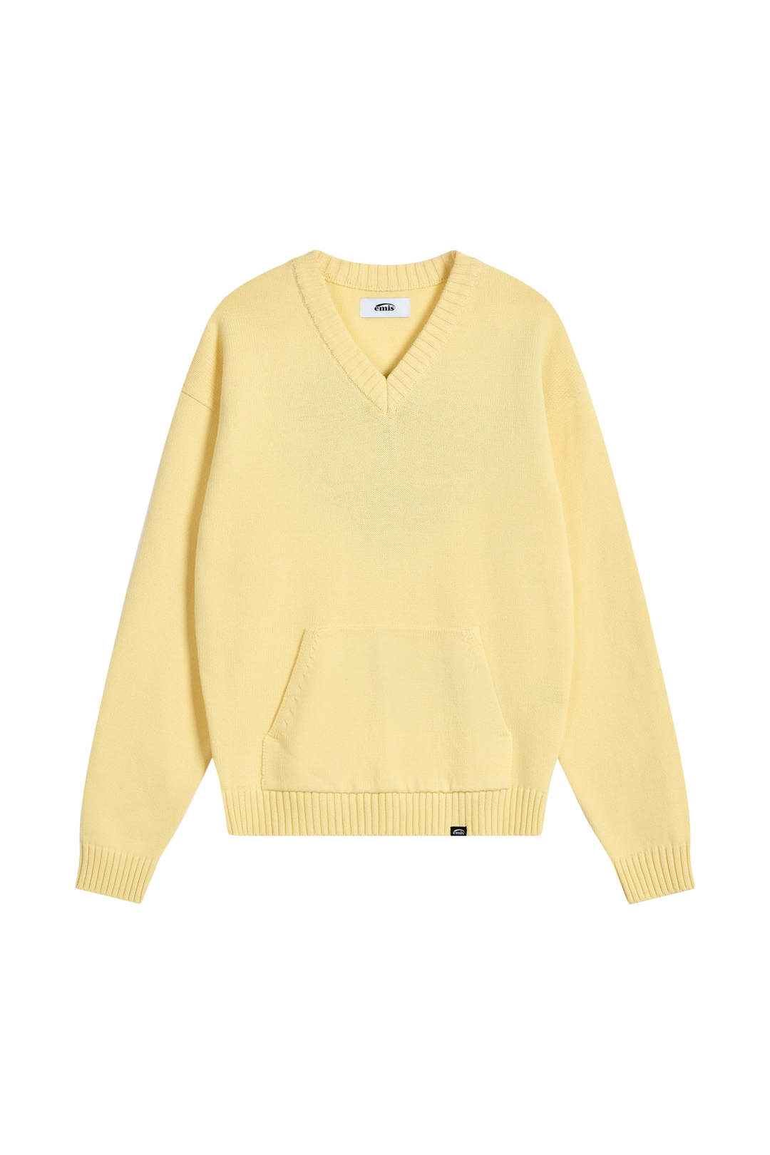 이미스 HEART LOGO POCKET PULLOVER-YELLOW 상품 이미지 1