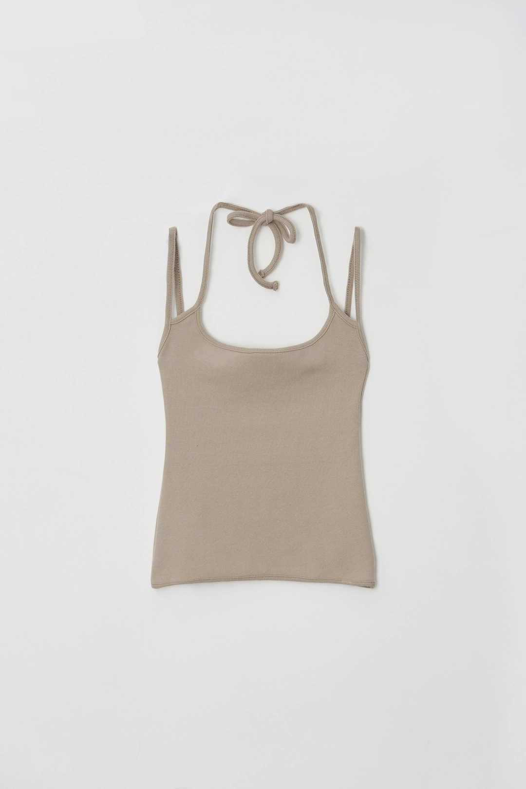 윤슬 peach halter top (beige) 상품 이미지 1
