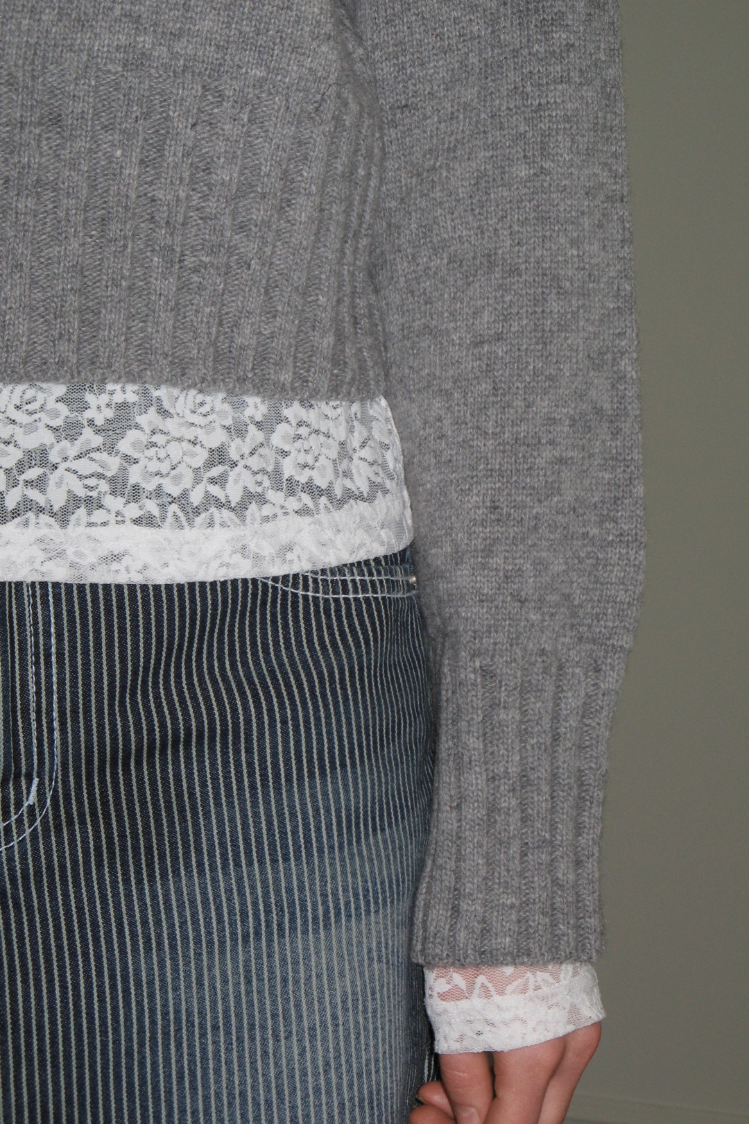 시눈 Sinoon Pullover Knit (Grey) 상품 이미지 3