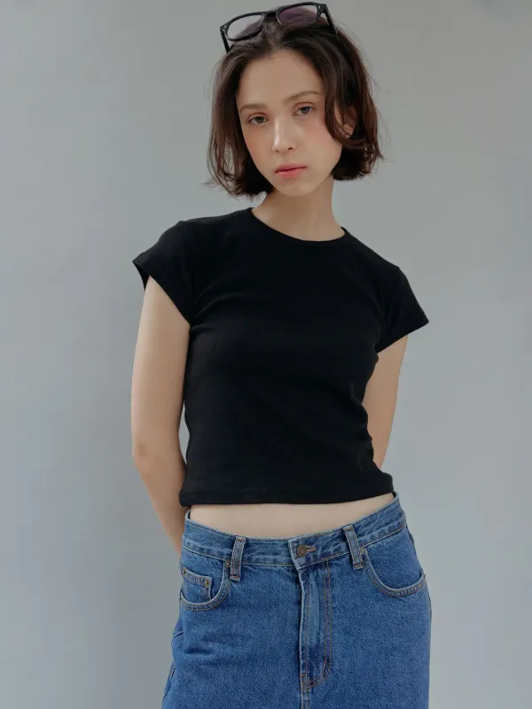 vintage vibe t-shirts (black)