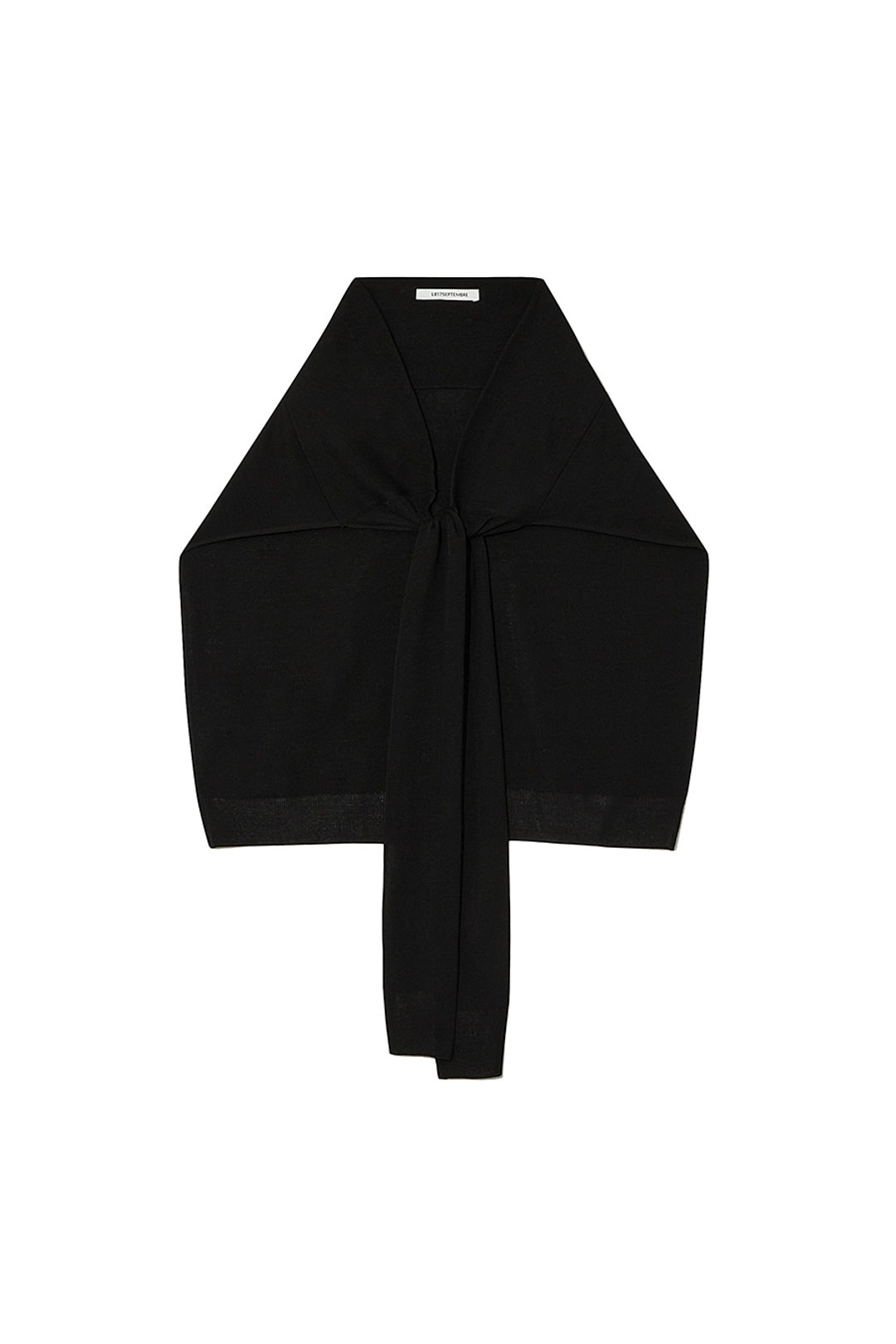 르917 EPURE KNIT MUFFLER [BLACK] 상품 이미지 1