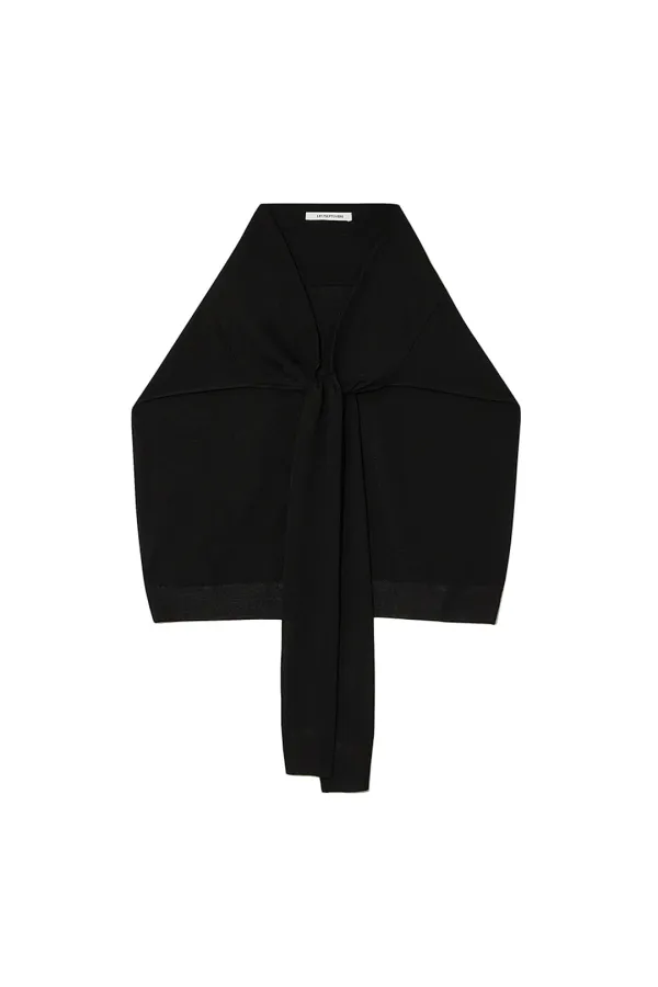 EPURE KNIT MUFFLER [BLACK]
