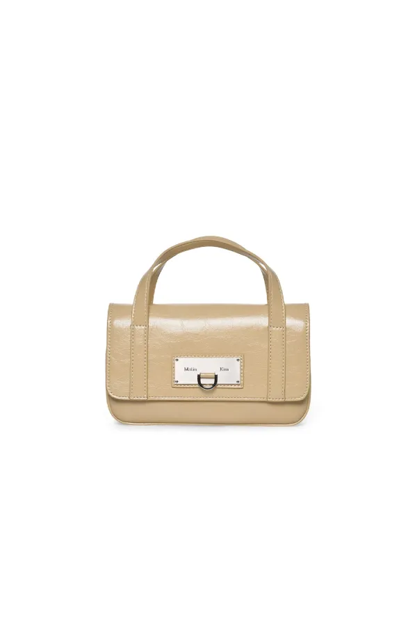 MULTI-POCKET MINI CROSS BAG IN LIGHT YELLOW