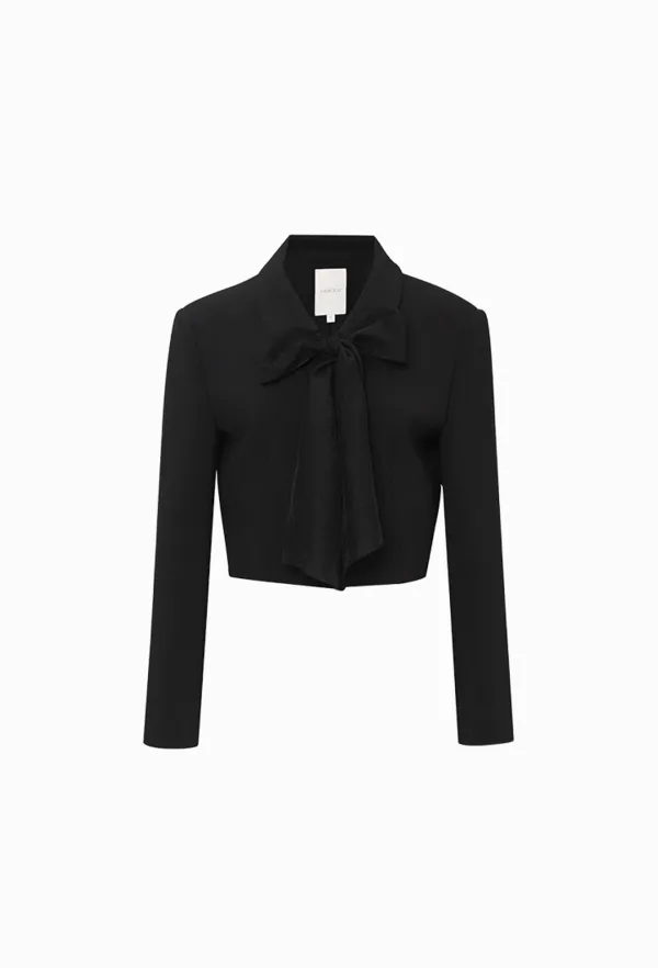 Lucy Tie Jacket (Black)