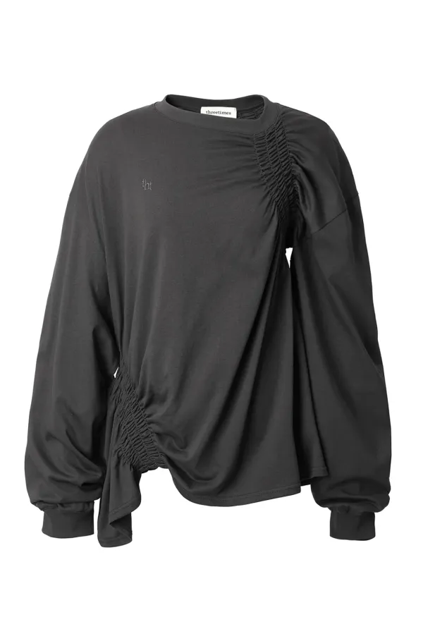 Roll smocking tee