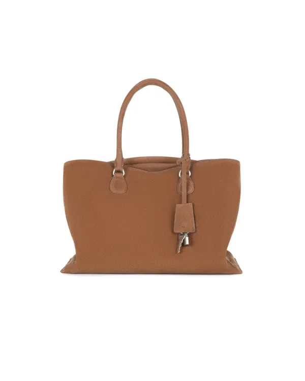 SHELL BROT LARGE [NUBUCK BROWN]