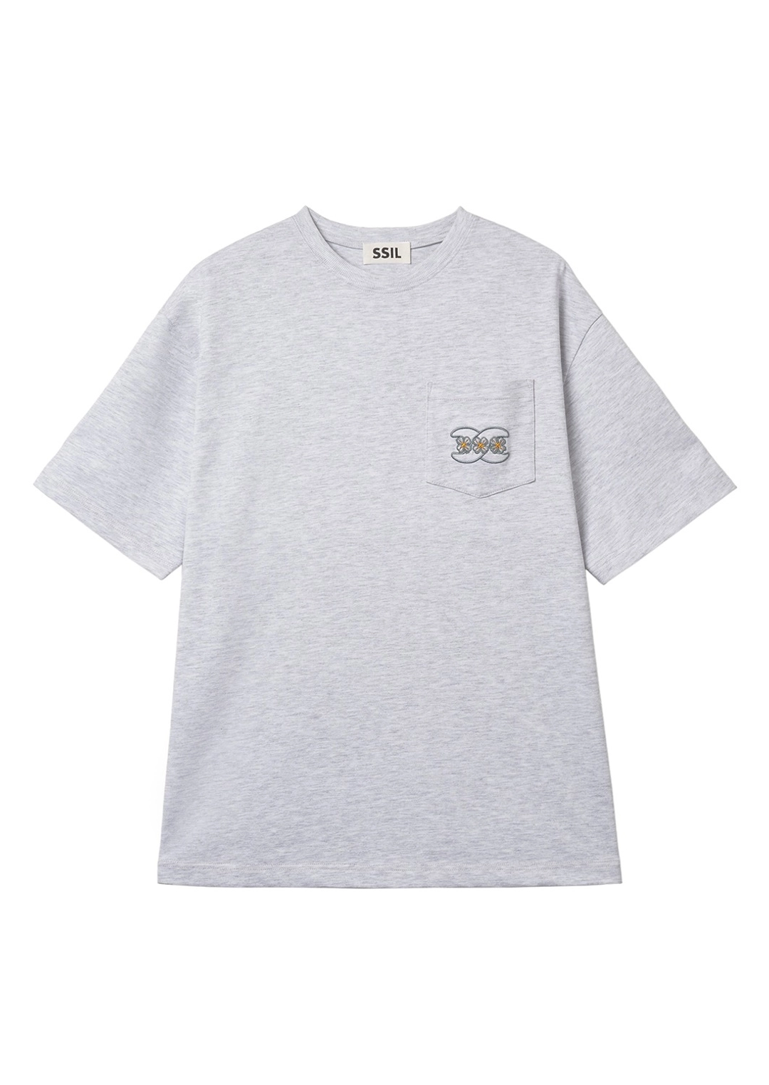 에스실 Clover Pocket T-Shirt_Melange 상품 이미지 1