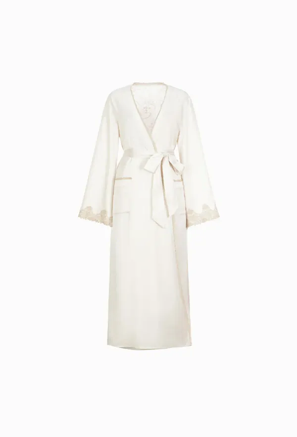 [GRACE SLIP] Long Robe (Ivory)