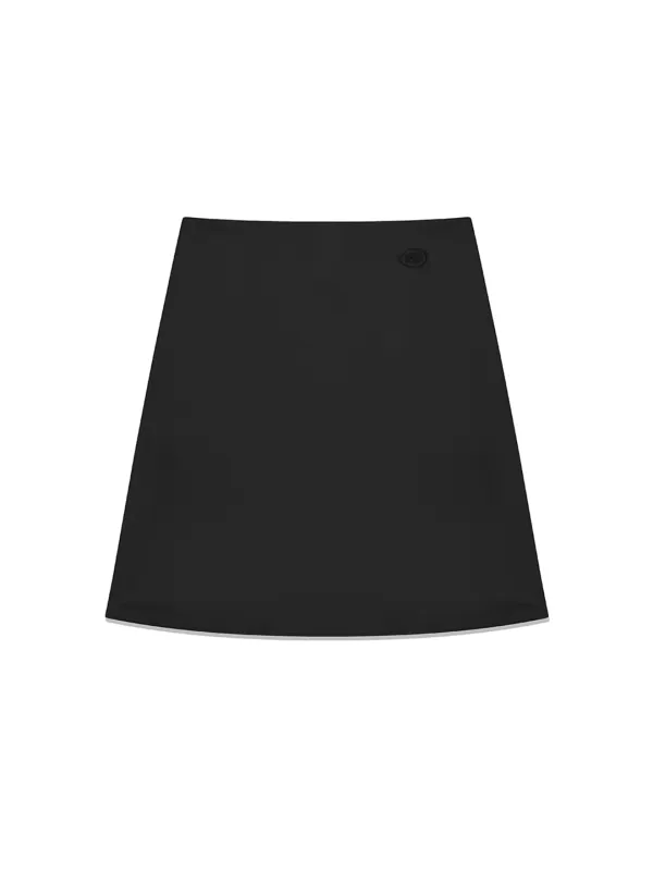 Essential Satin Mini Skirt Black