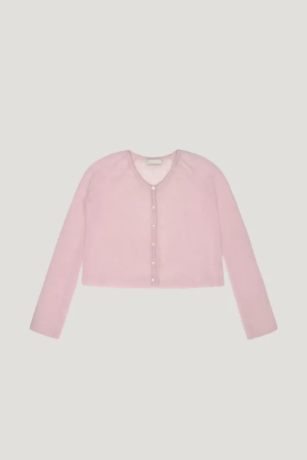 Feather Touch Cardigan (pink)