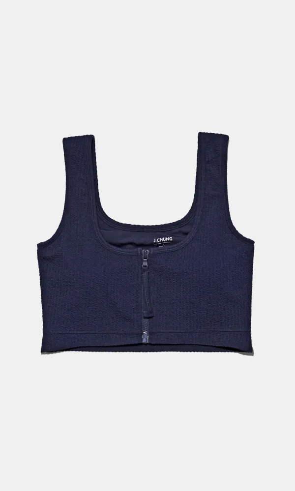 Forget-Me-Not Bikini Top_Prussian Blue