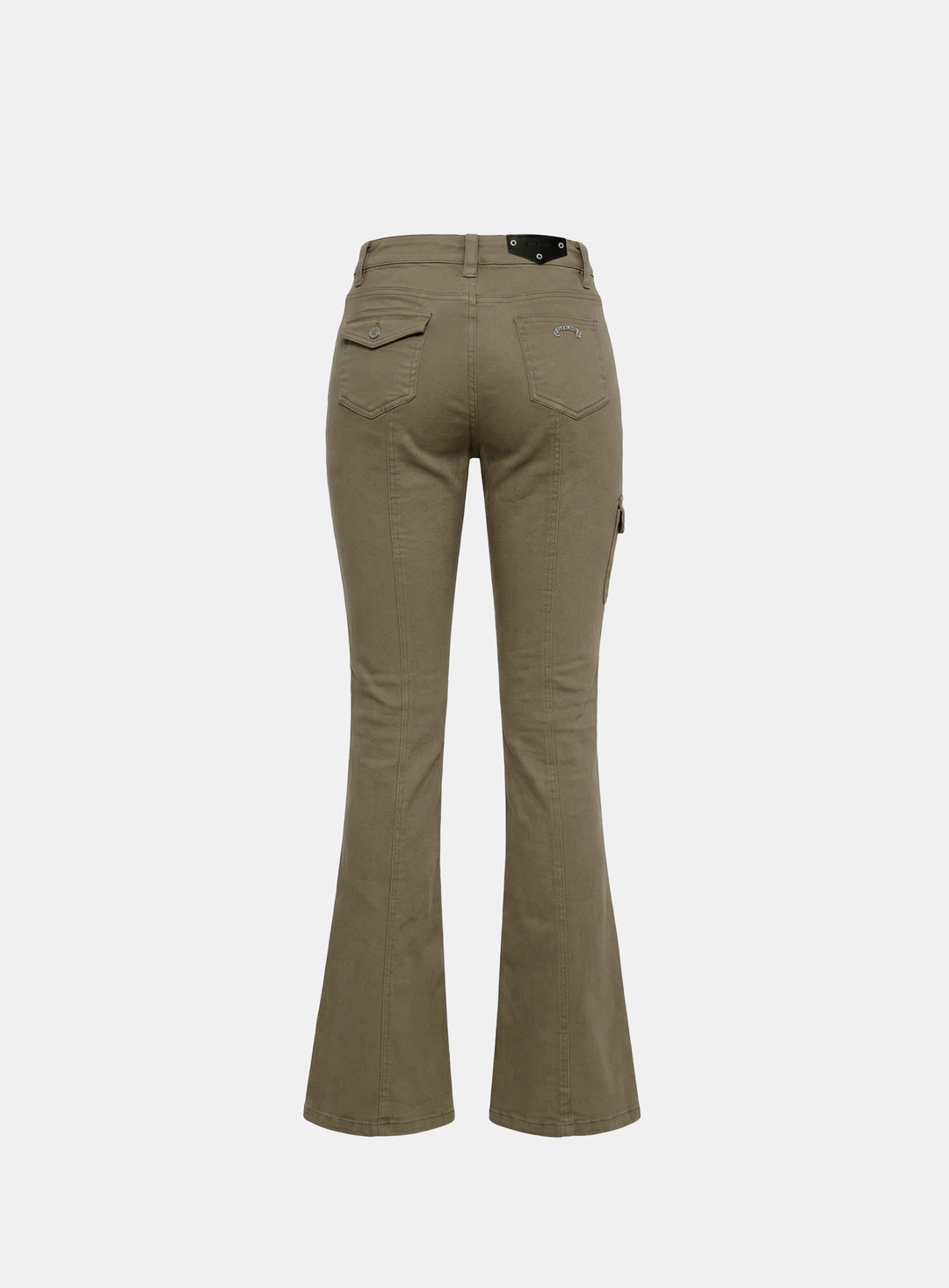 배드블러드 [w-pts26-091] 109 Low-Rise Cargo Bootcut Pants - Khaki 상품 이미지 2