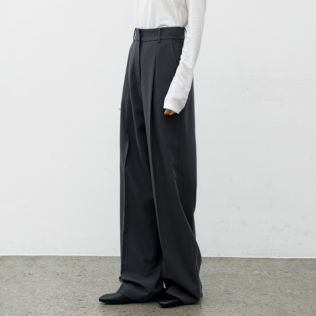 아뜰리에 나인 (Z-PT-5683)ESSENTIAL COMFY TUCK PANTS 상품 이미지 2